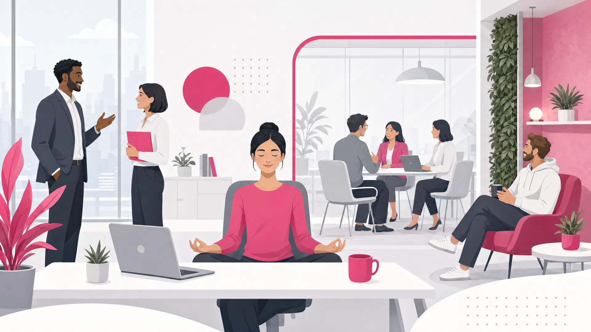 Ambiente de trabalho saudável e equipe em segurança psicológica