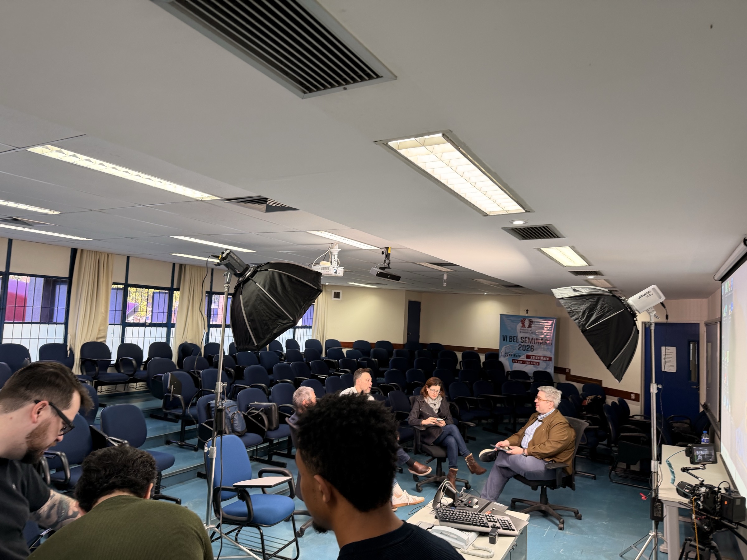 Inauguração do podcast quinzenal BELS na FEA-USP