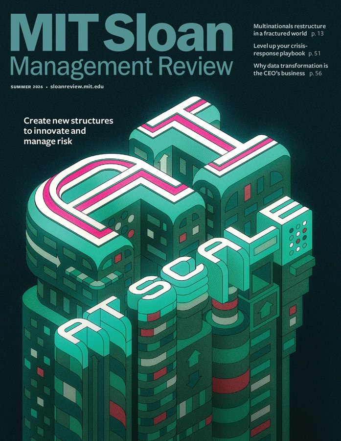 MIT Sloan Management Review, Summer 2026 issue cover